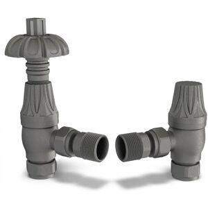 UK Radiators - TRV 1/2x15mm - Angled - Natural Pewter - Thermostatic Radiator Valve UK Radiators - TRV 1/2x15mm - Angled - Natural Pewter - Thermostatic Radiator Valve