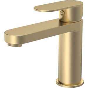 Balterley Model - Round Mono Bathroom Basin Mixer Tap - Brushed Brass Balterley Model - Round Mono Bathroom Basin Mixer Tap - Brushed Brass