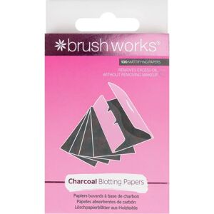 Carta Assorbente al Carbone di Brushworks - 100 Fogli - Assorbimento di Oli Carta Assorbente al Carbone di Brushworks - 100 Fogli - Assorbimento di Oli