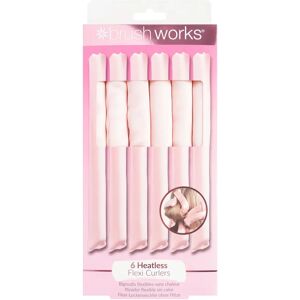 Brushworks Satin Heatless Flexi Curlers - 6 pcs - Curlers Brushworks Satin Heatless Flexi Curlers - 6 pcs - Curlers