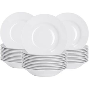 Argon Tableware 36x Classic White Soup Bowls 23cm - Soup Bowls Argon Tableware 36x Classic White Soup Bowls 23cm - Soup Bowls