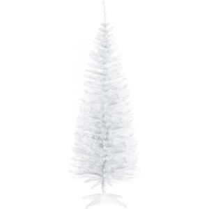 HOMCOM 5T Slim Artificial Christmas Tree - Indoor Holiday Decor HOMCOM 5T Slim Artificial Christmas Tree - Indoor Holiday Decor