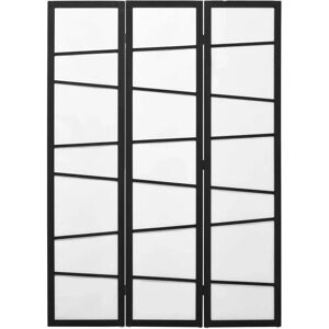 HOMCOM White 3 Panel Wooden Room Divider - Room Divider HOMCOM White 3 Panel Wooden Room Divider - Room Divider