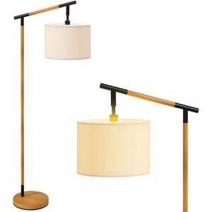 HOMCOM Modern Floor Lamp with 350° Rotating Lampshade - Living Room & Bedroom HOMCOM Modern Floor Lamp with 350° Rotating Lampshade - Living Room & Bedroom
