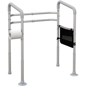 HOMCOM Adjustable Toilet Safety Frame - Support for Elderly & Seniors HOMCOM Adjustable Toilet Safety Frame - Support for Elderly & Seniors