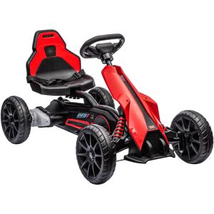 HOMCOM 12V Electric Go Kart for Kids - Red - Ride-On Toy HOMCOM 12V Electric Go Kart for Kids - Red - Ride-On Toy