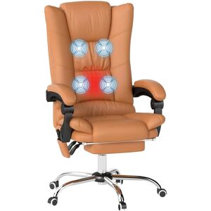 Vinsetto Office Chair with Heat, Massage & Footrest - Office Chair Vinsetto Office Chair with Heat, Massage & Footrest - Office Chair