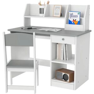 ZONEKIZ Kids Desk and Chair Set - Storage for 5-8 Years ZONEKIZ Kids Desk and Chair Set - Storage for 5-8 Years
