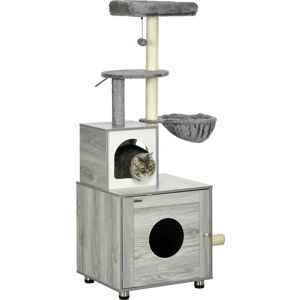 PawHut Cat Litter Box Enclosure - Cat House PawHut Cat Litter Box Enclosure - Cat House