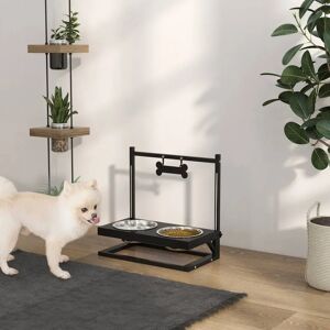 PawHut - Raised Stand - Adjustable Height - Dog Bowl PawHut - Raised Stand - Adjustable Height - Dog Bowl