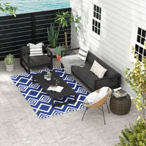 Outsunny - Reversible Waterproof Outdoor Rug - 182x274 cm Outsunny - Reversible Waterproof Outdoor Rug - 182x274 cm
