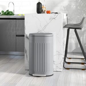 HOMCOM 30L Pedal Bin - Grey HOMCOM 30L Pedal Bin - Grey