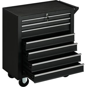 Princegb Steel Tool Cabinet - 7 Drawer Storage Chest with Lockable Wheels Princegb Steel Tool Cabinet - 7 Drawer Storage Chest with Lockable Wheels