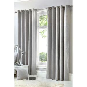 Fusion - Cannes - Silver - Eyelet - Curtains Fusion - Cannes - Silver - Eyelet - Curtains