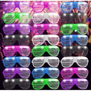 SOL - Shutter Neon Glasses - 2x12pk - Party Glasses SOL - Shutter Neon Glasses - 2x12pk - Party Glasses