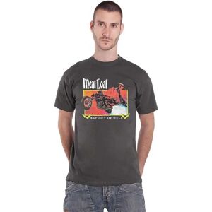 Meat Loaf Bat Out Of Hell Rektangel T-shirt - T-shirt Meat Loaf Bat Out Of Hell Rektangel T-shirt - T-shirt