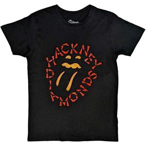 The Rolling Stones Hackney Diamonds Negativ Tunga Svart XXL - T-shirt The Rolling Stones Hackney Diamonds Negativ Tunga Svart XXL - T-shirt