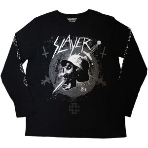 Slayer Dagger Skull Black Unisex Long Sleeve T-Shirt Slayer Dagger Skull Black Unisex Long Sleeve T-Shirt