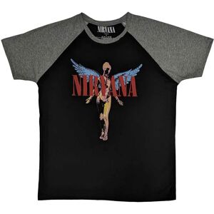 Nirvana Ängel Svart XL T-shirt - T-shirt Nirvana Ängel Svart XL T-shirt - T-shirt