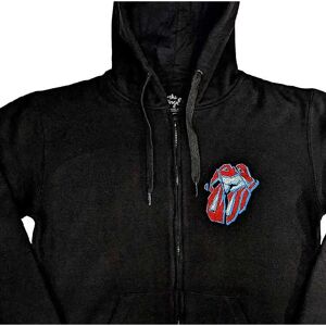 The Rolling Stones Svart Hoodie med Dragkedja The Rolling Stones Svart Hoodie med Dragkedja