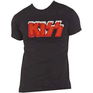 KISS Holiday Logo Black T-shirt - Official Band Product KISS Holiday Logo Black T-shirt - Official Band Product