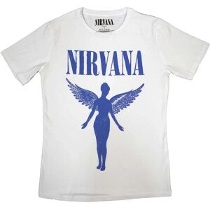 Nirvana Angelic Blue Mono Skinny Fit T-Shirt - T-Shirt Nirvana Angelic Blue Mono Skinny Fit T-Shirt - T-Shirt