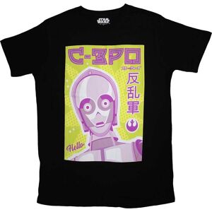 Star Wars C-3PO Japanskt Logotyp T-Shirt - T-Shirt Star Wars C-3PO Japanskt Logotyp T-Shirt - T-Shirt