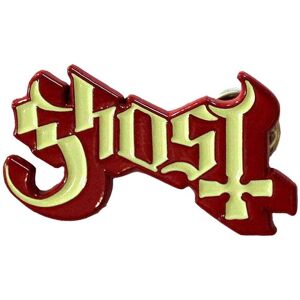 Ghost Logo Roter Schatten Anstecker - Pin Badge Ghost Logo Roter Schatten Anstecker - Pin Badge