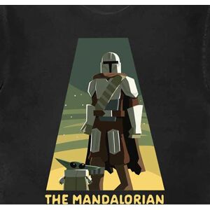 Star Wars Mandalorian Spotlight Black S T-Shirt Star Wars Mandalorian Spotlight Black S T-Shirt
