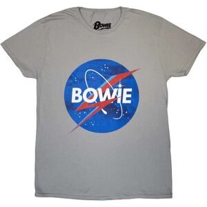 David Bowie Starman Logo Grå T-Shirt - Unisex David Bowie Starman Logo Grå T-Shirt - Unisex