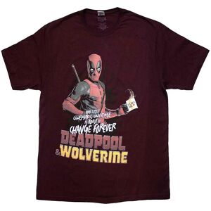 Marvel Deadpool Wolverine Red M T-Shirt - Unisex Marvel Deadpool Wolverine Red M T-Shirt - Unisex