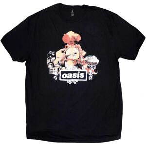 Oasis Black Atomic Collage Band Logo T-Shirt - T-Shirt Oasis Black Atomic Collage Band Logo T-Shirt - T-Shirt