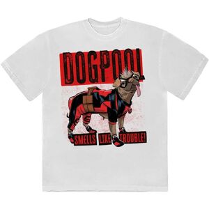 Marvel M White Deadpool Smells Like Trouble T-Shirt Marvel M White Deadpool Smells Like Trouble T-Shirt