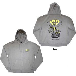 Grå XXL Green Day Longview Doodle hoodie - Hoodies Grå XXL Green Day Longview Doodle hoodie - Hoodies