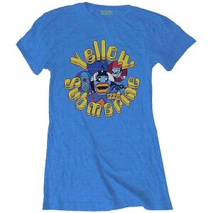 The Beatles Modell S Blå T-Shirt The Beatles Modell S Blå T-Shirt
