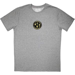 KISS Mini Logo T-Shirt - Unisex Grå S KISS Mini Logo T-Shirt - Unisex Grå S