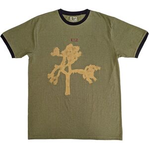 U2 Joshua Tree Europe Tour 1987 Ringer T-Shirt - T-Shirt - Publicité U2 Joshua Tree Europe Tour 1987 Ringer T-Shirt - T-Shirt - Publicité