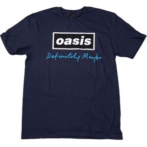 Oasis Navy Definitely Maybe Text Logo T-Shirt Oasis Navy Definitely Maybe Text Logo T-Shirt