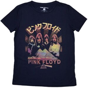 Pink Floyd Marinblå Dam T-Shirt - Japan Poster - T-Shirt Pink Floyd Marinblå Dam T-Shirt - Japan Poster - T-Shirt