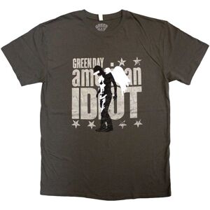 Green Day American Idiot Angel T-shirt Kullgrå XXL Green Day American Idiot Angel T-shirt Kullgrå XXL
