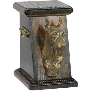 Art-Dog - Miniature Pinscher Bust Urn - drewno brzozowe - urna dla zwierząt Art-Dog - Miniature Pinscher Bust Urn - drewno brzozowe - urna dla zwierząt