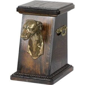 Art-Dog - Bust Dog Ash Urn - Birch Wood - Dog urn Art-Dog - Bust Dog Ash Urn - Birch Wood - Dog urn