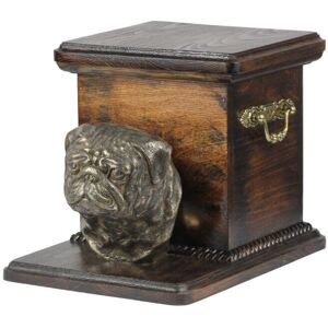 Art-Dog - Bust Urn - Madera de abedul - Hecho a mano Art-Dog - Bust Urn - Madera de abedul - Hecho a mano