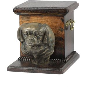 Art-Dog - Tibetan Spaniel Bust - Madera de abedul - Urna para mascotas Art-Dog - Tibetan Spaniel Bust - Madera de abedul - Urna para mascotas