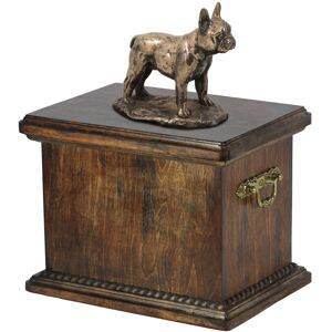 Art-Dog - Busto de Bulldog Francés - Madera de abedul - Urna Art-Dog - Busto de Bulldog Francés - Madera de abedul - Urna