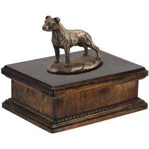 Art-Dog - Amstaff II - Madera - Estatua - urn Art-Dog - Amstaff II - Madera - Estatua - urn