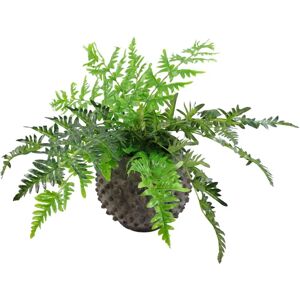 Brand Large Artificial Potted Fern Plant - 50cm Faux Fern Decor Brand Large Artificial Potted Fern Plant - 50cm Faux Fern Decor