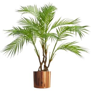 Botanik UK Areca Palm 90cm - Twisted wood trunk - Copper planter - Artificial plant Botanik UK Areca Palm 90cm - Twisted wood trunk - Copper planter - Artificial plant