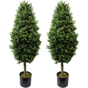 Leaf Buxus Topiary Tree 120cm - Outdoor UV Resistant Leaf Buxus Topiary Tree 120cm - Outdoor UV Resistant