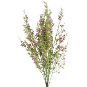 Leaf Pack Of 6 Purple 100cm Artificial Foliage Stems With Small Flowers - Artificial Flowers Leaf Pack Of 6 Purple 100cm Artificial Foliage Stems With Small Flowers - Artificial Flowers
